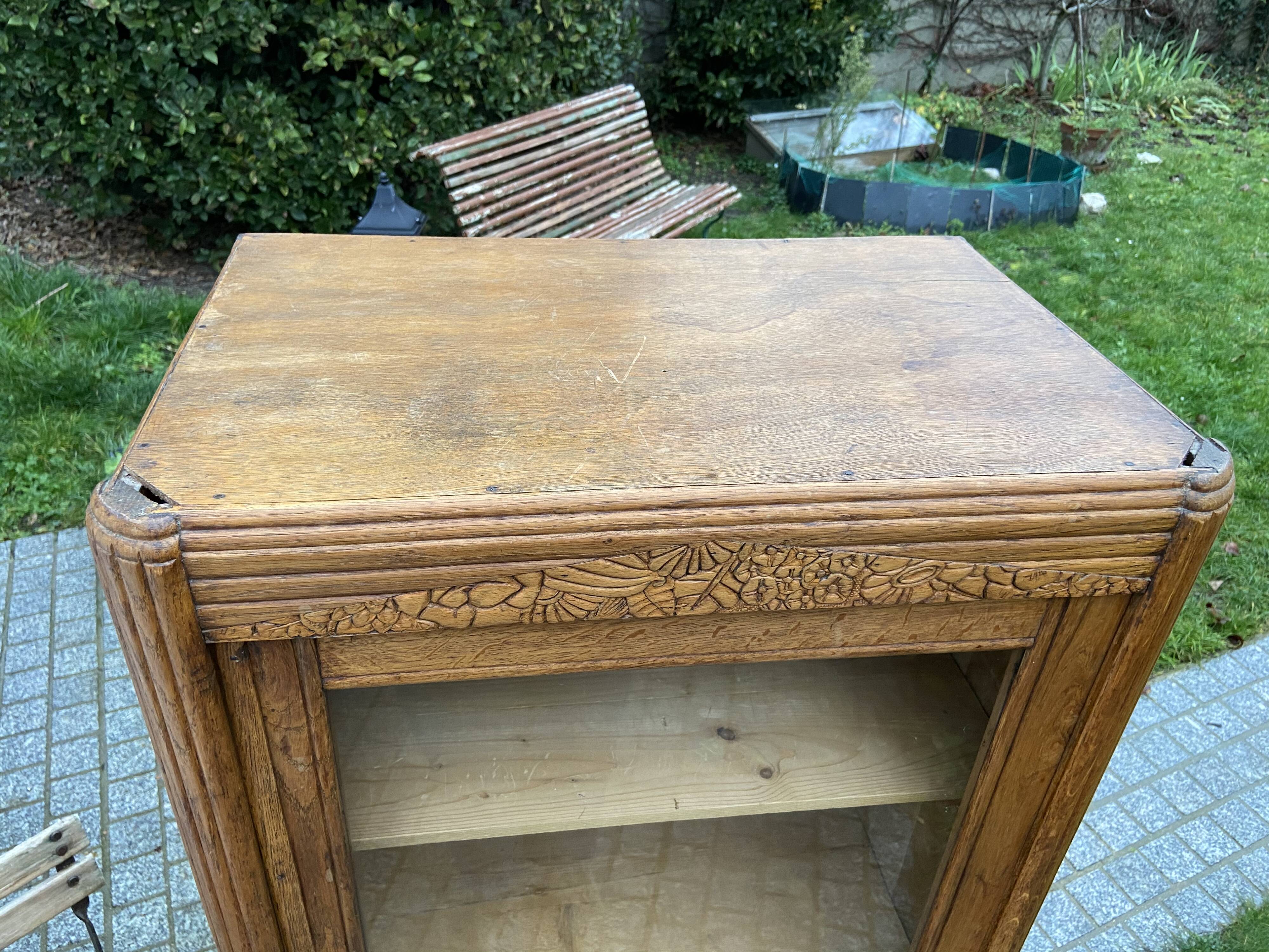 Art deco showcase cabinet 1930/40