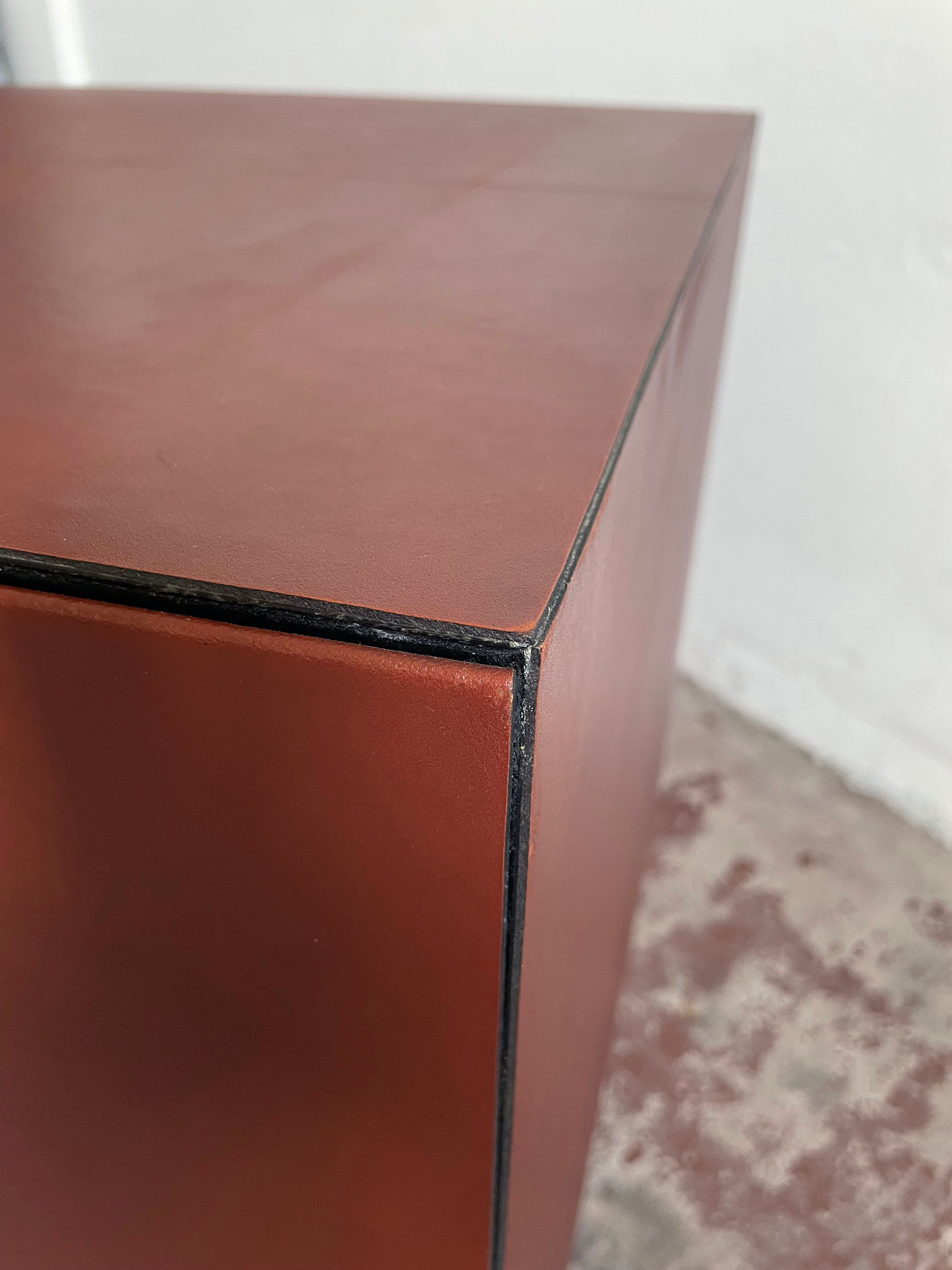Enfilade par Lella & Massimo Vignelli pour Poltrona Frau, Italie années 1990