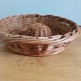 Panier rond plat décoration murale