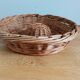 Round basket flat wall decoration