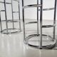 "Satish" bar stools in leather and chrome tubular steel by E Eckart Muthesius.