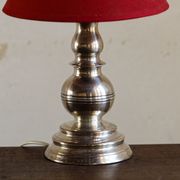 Silver metal lamp