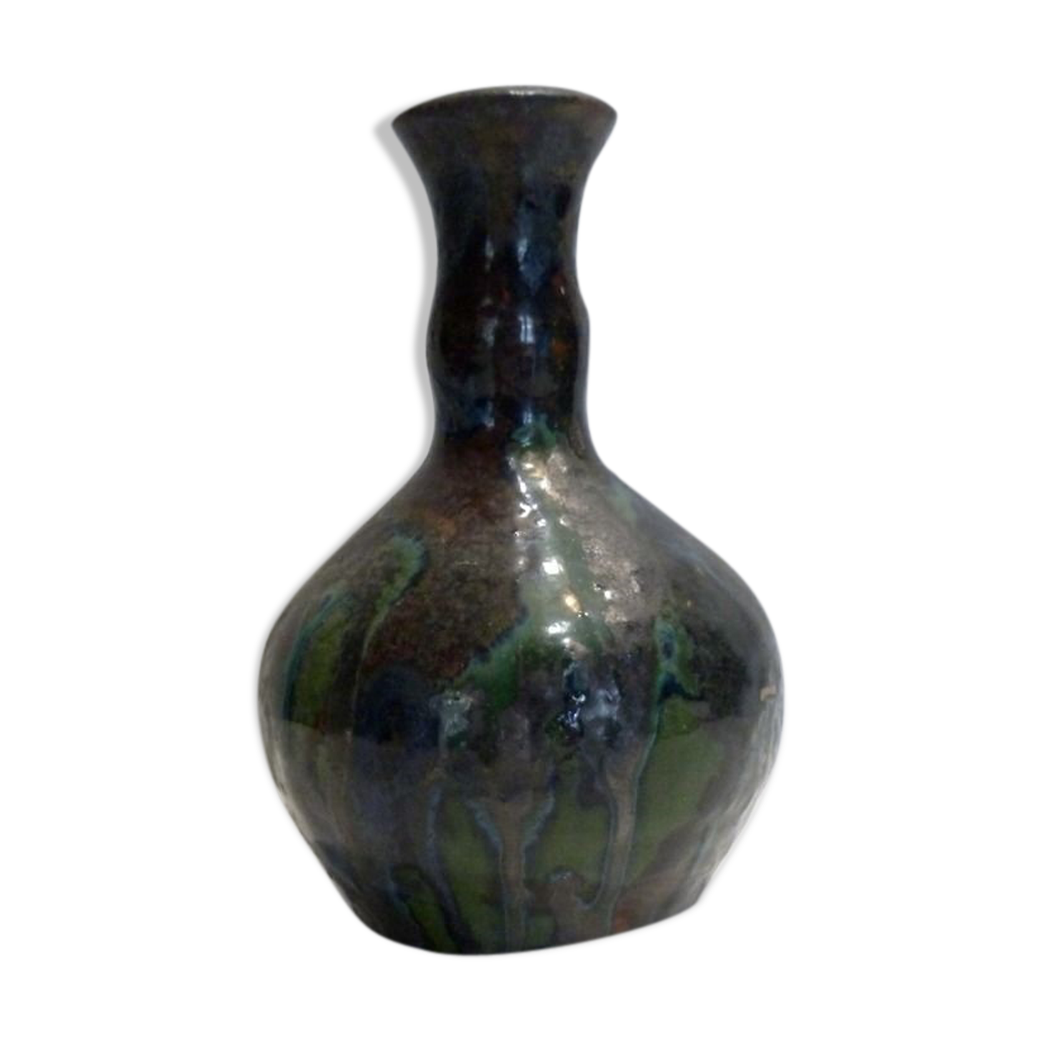 Vase in vernissée faïence
