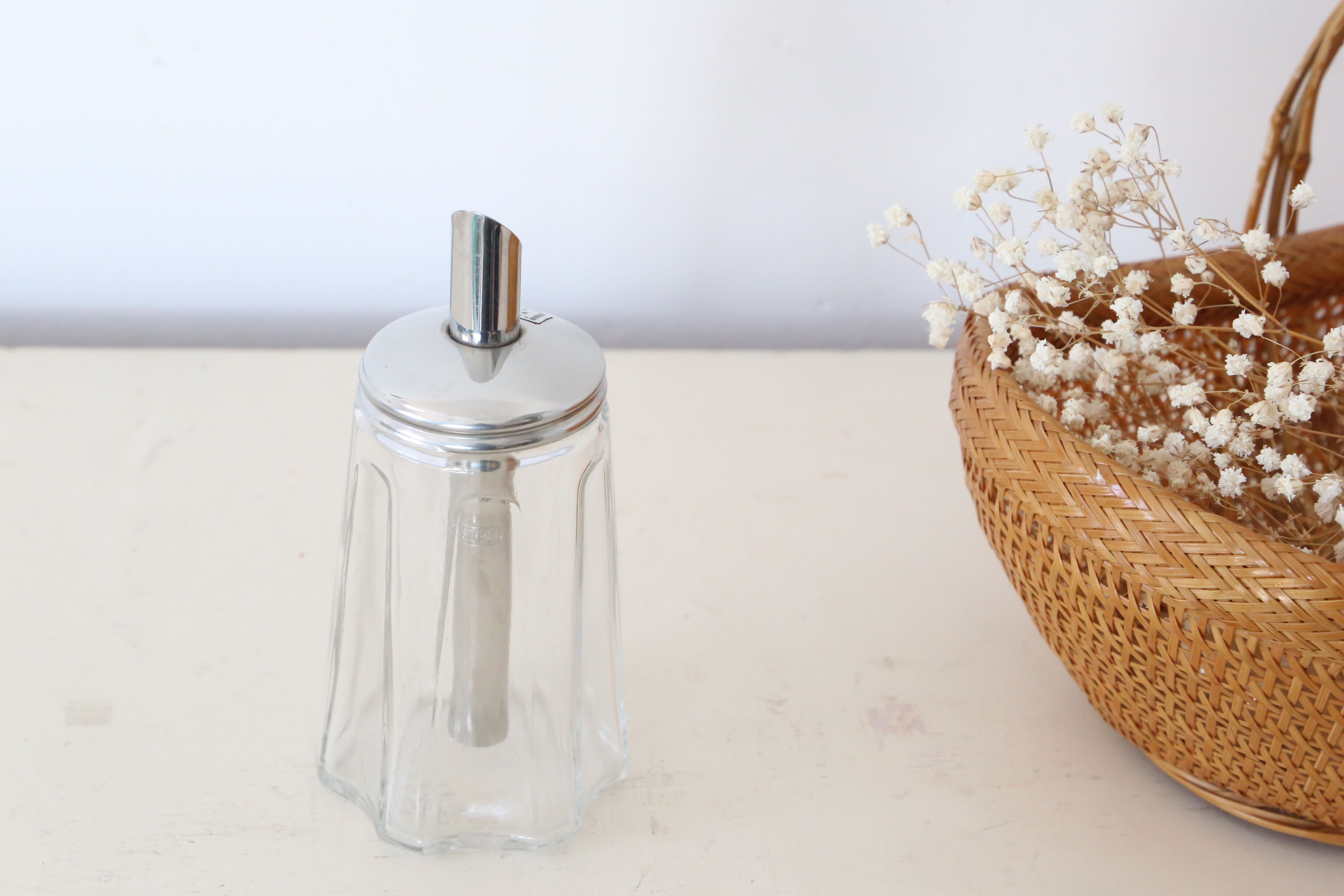 Sugar sprinkler, sugar bowl, Stoha Sostfrei brand, vintage
