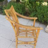 Fauteuil enfant en rotin