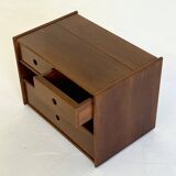 Set of two Italian wooden bedside tables