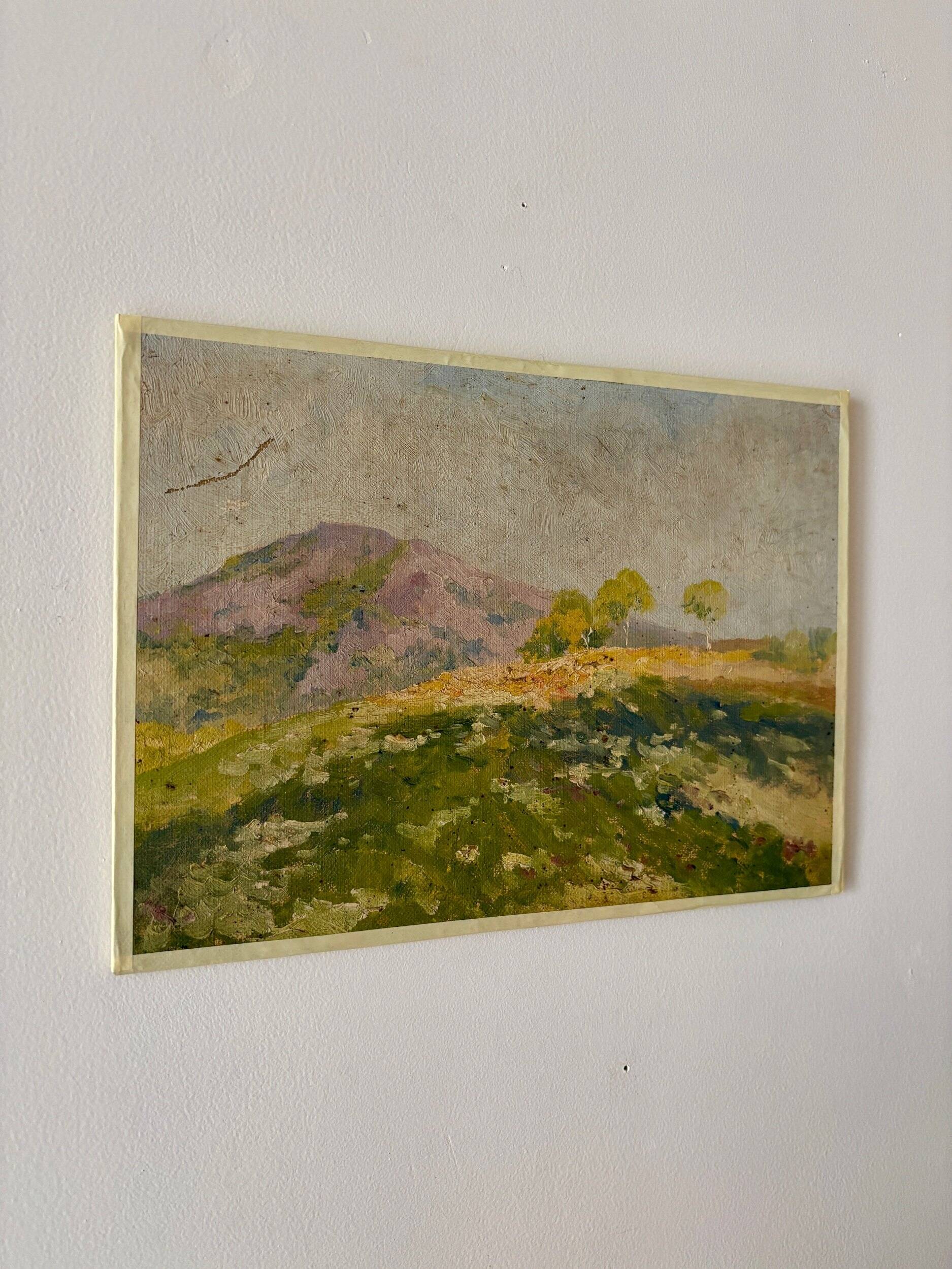 Oil painting on canvas "Mountain" No. 63