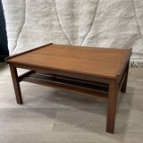 Table basse scandinave en teck années 50