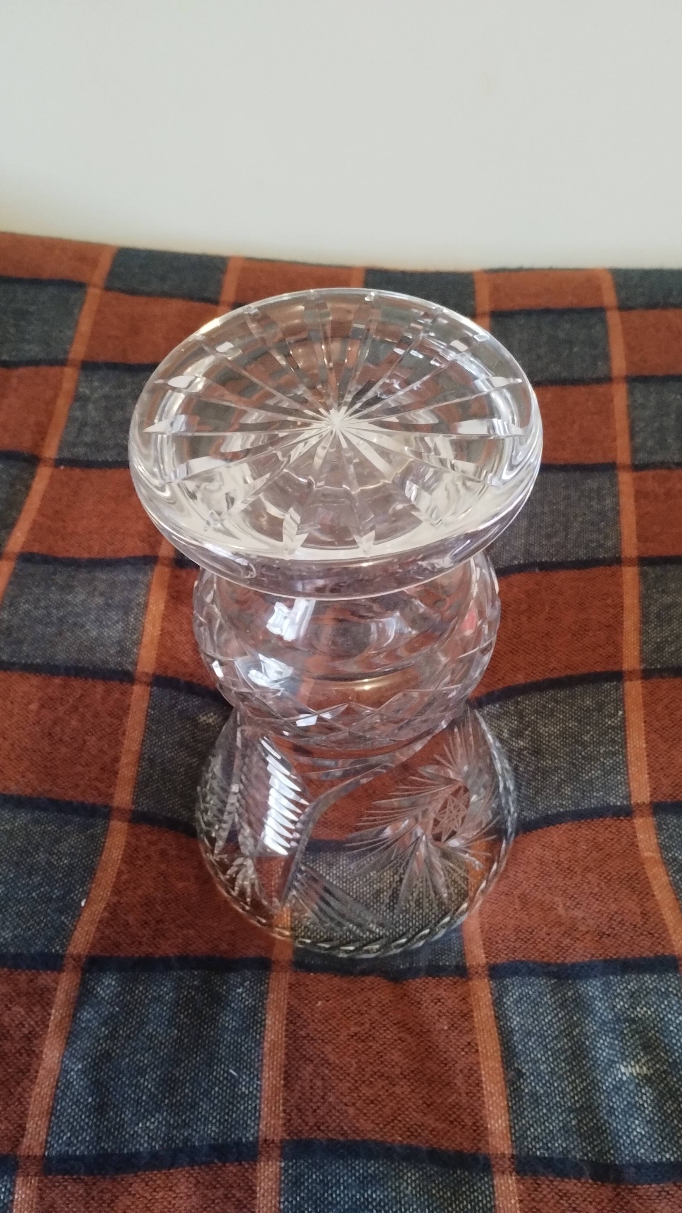 Medici vase in cut crystal
