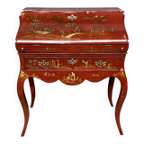 Antique Chinese secretary desk. Hand-painted.