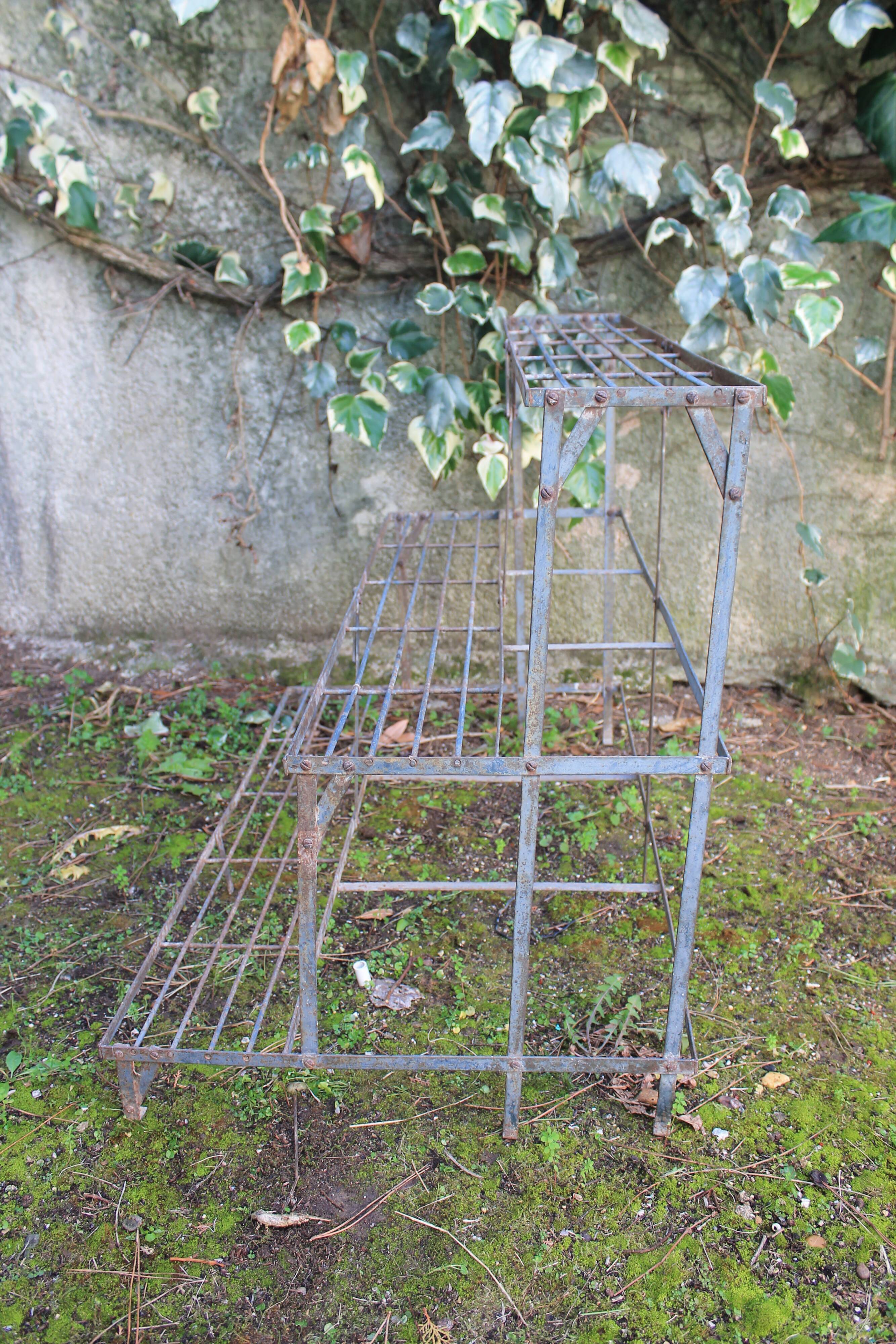 Florist in staircase jardniere