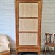 Renovated old oak cabinet, walnut magnifying glass and canning