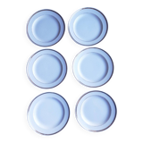 Dessert plates with gold edging