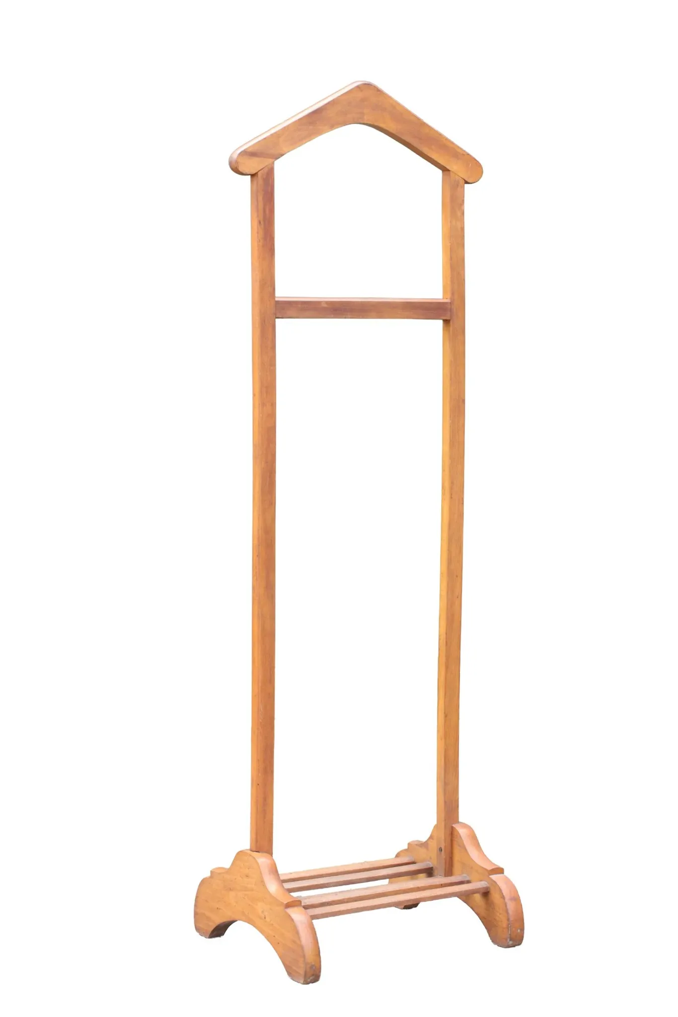 Vintage wooden valet stand / clothes stand from the 1960s