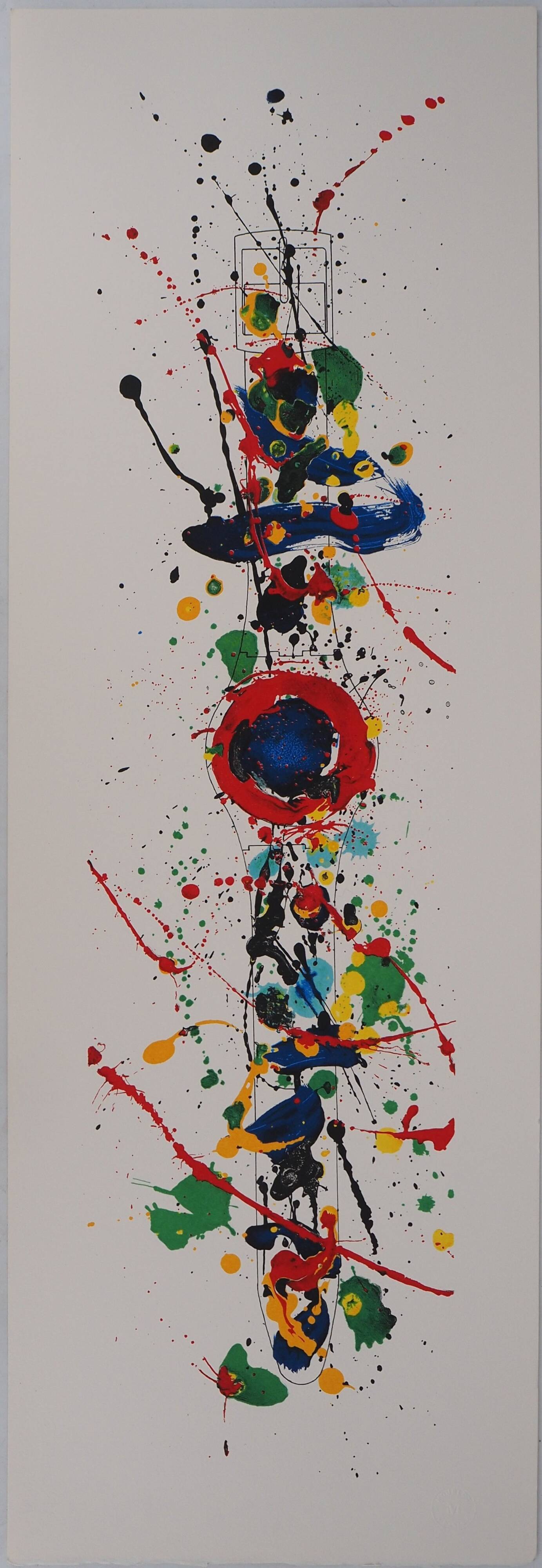 Sam francis - harmony of colors, 1992 - original lithograph
