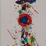 Sam francis - harmony of colors, 1992 - original lithograph