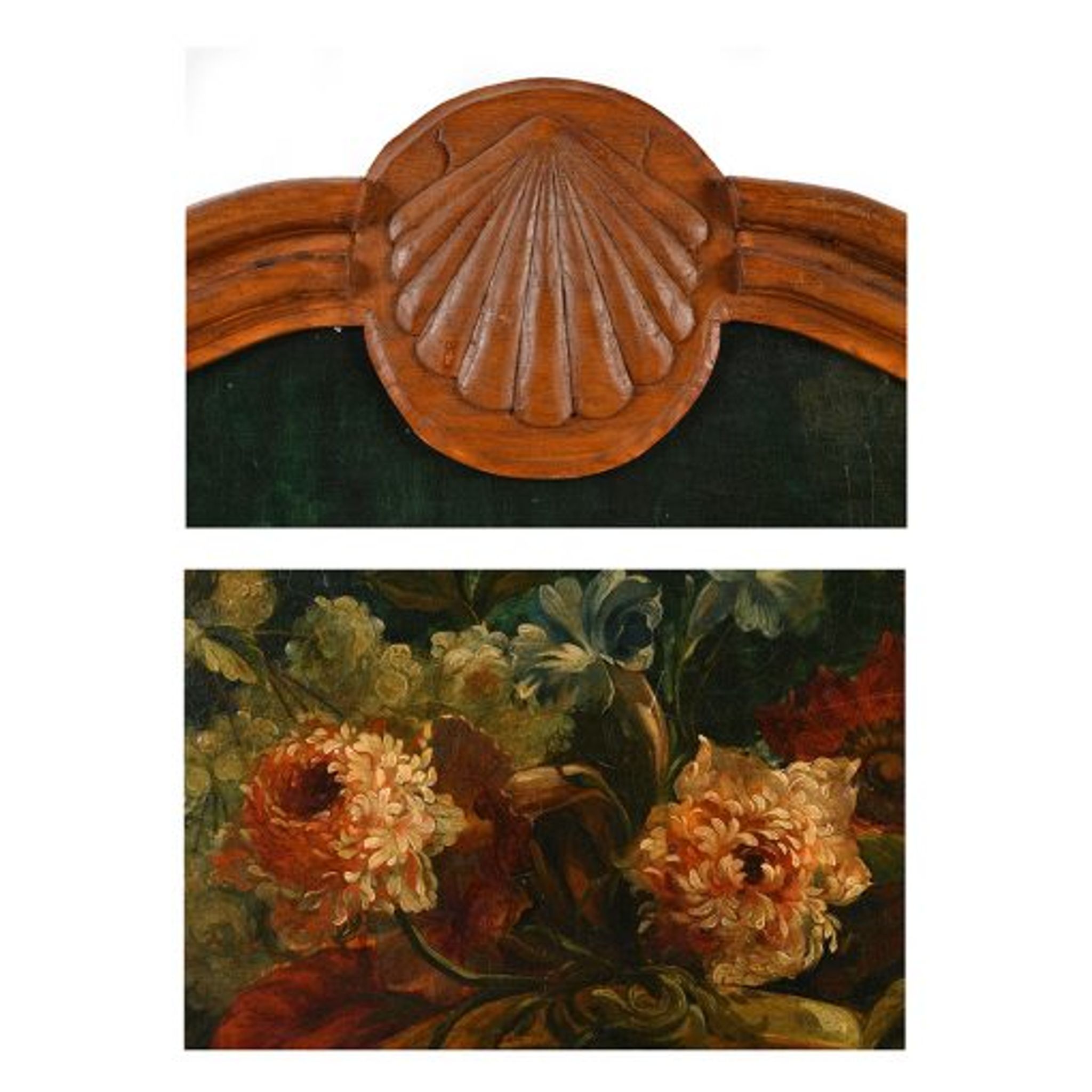 Pair of restored trumeaux