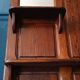 Entrance hall wardrobe in solid oak, pegged, circa 1940.