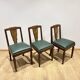 6 chaises art déco loupe de noyer