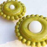 Luna Small Lichen Green Wall Lamp