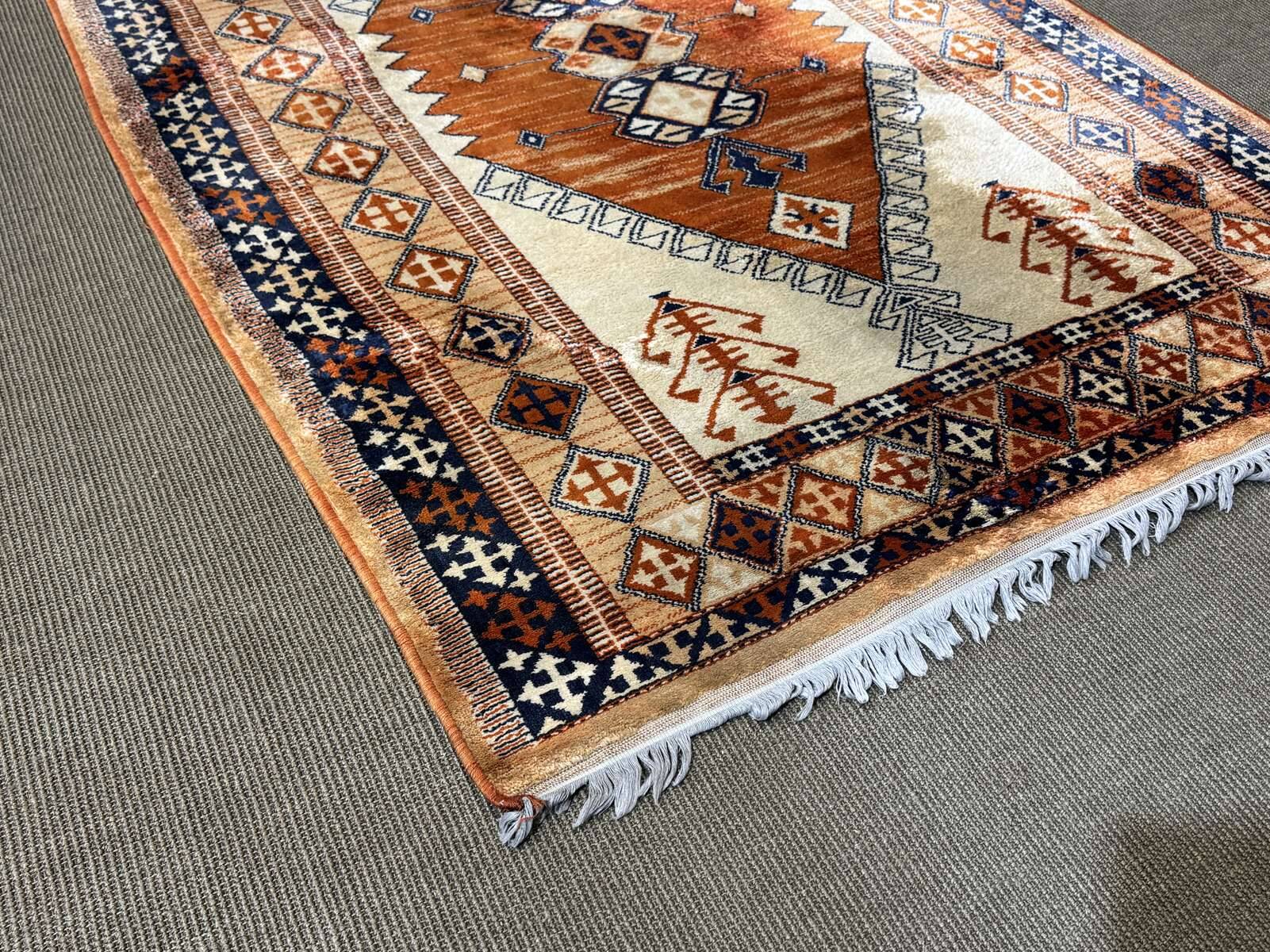 Handmade wool Persian carpet