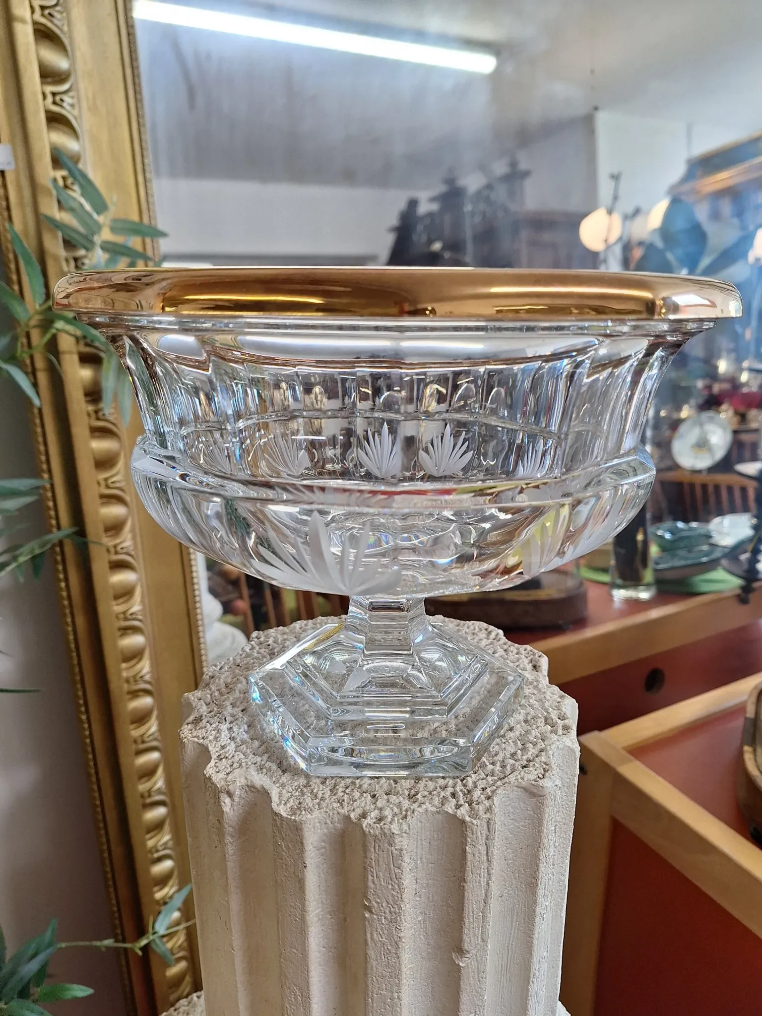 Coupe-Centre de table en cristal