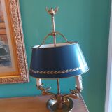 BOUILLOTTE LAMP IN BRONZE, SIGN DECOR