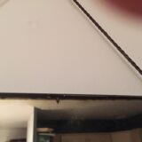 Silver art deco mirror 57x60cm