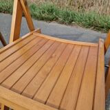 Set of 3 vintage folding chairs