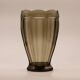 Vase en verre fumé vintage
