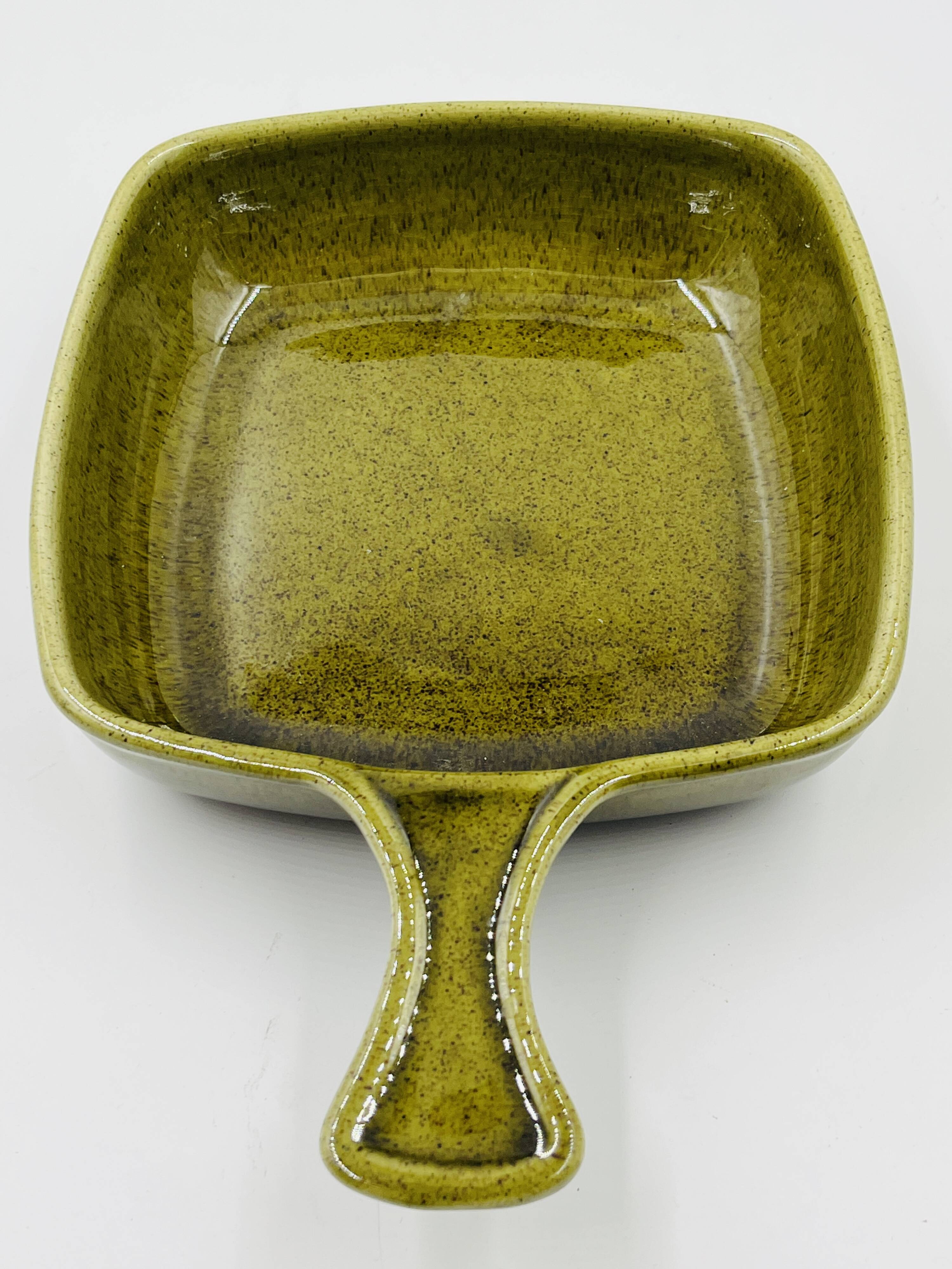 Handle Dish Stoneware Decor Hälsingborg Bengt Johansson 70s