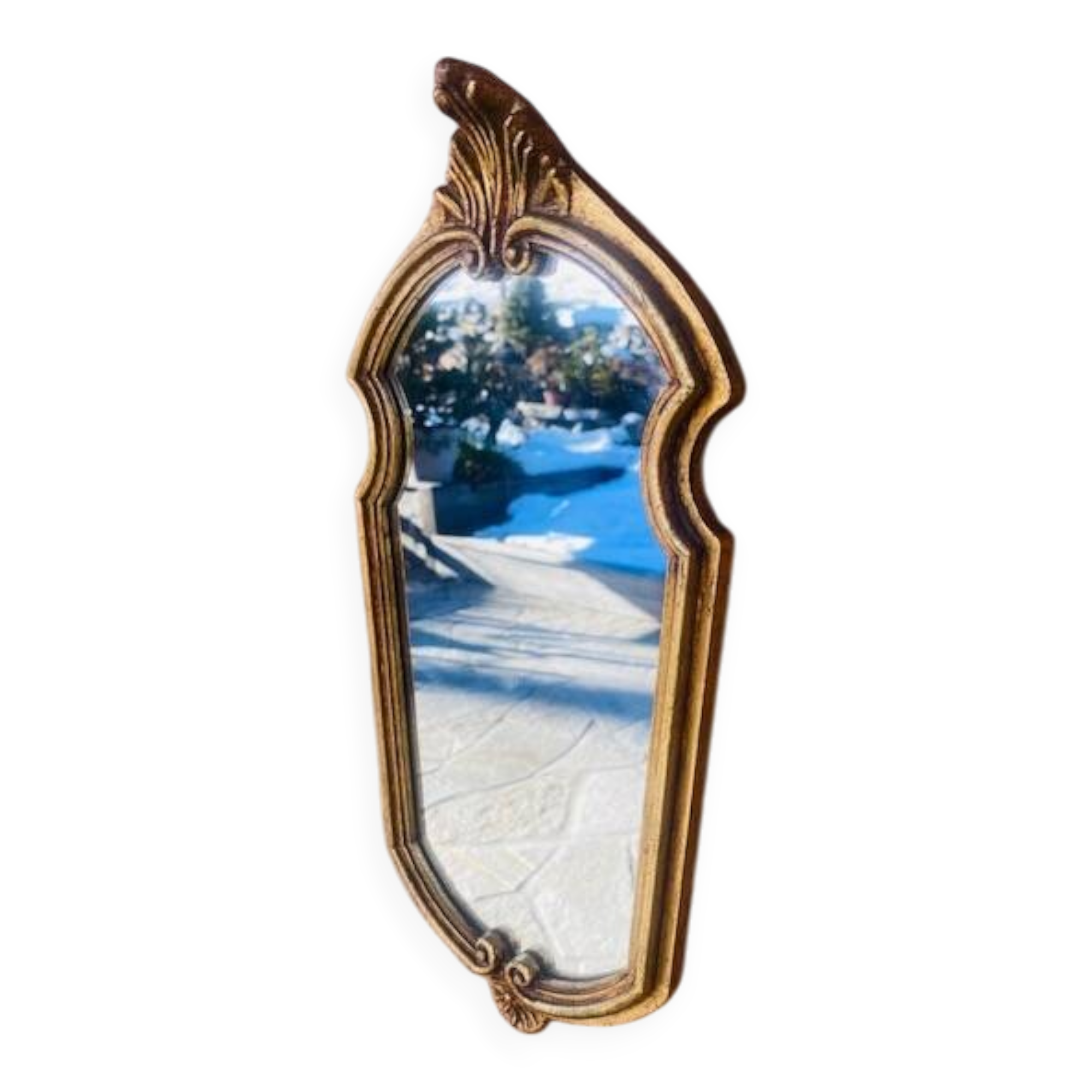 Antique gilded mirror