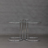 Set of 2 tabes Eileen Gray chrome model 1027