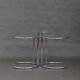 Set of 2 tabes Eileen Gray chrome model 1027