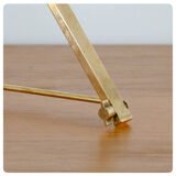 Old brass double sided mirror, France, Circa 1950