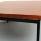 1960s coffee table in teak and metal