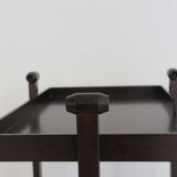 Dark Wood Bar Trolley by Franco Albini for Poggi Pavia, 1970s