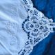 Nappe a the ou surnaple ancienne broderie richelieu