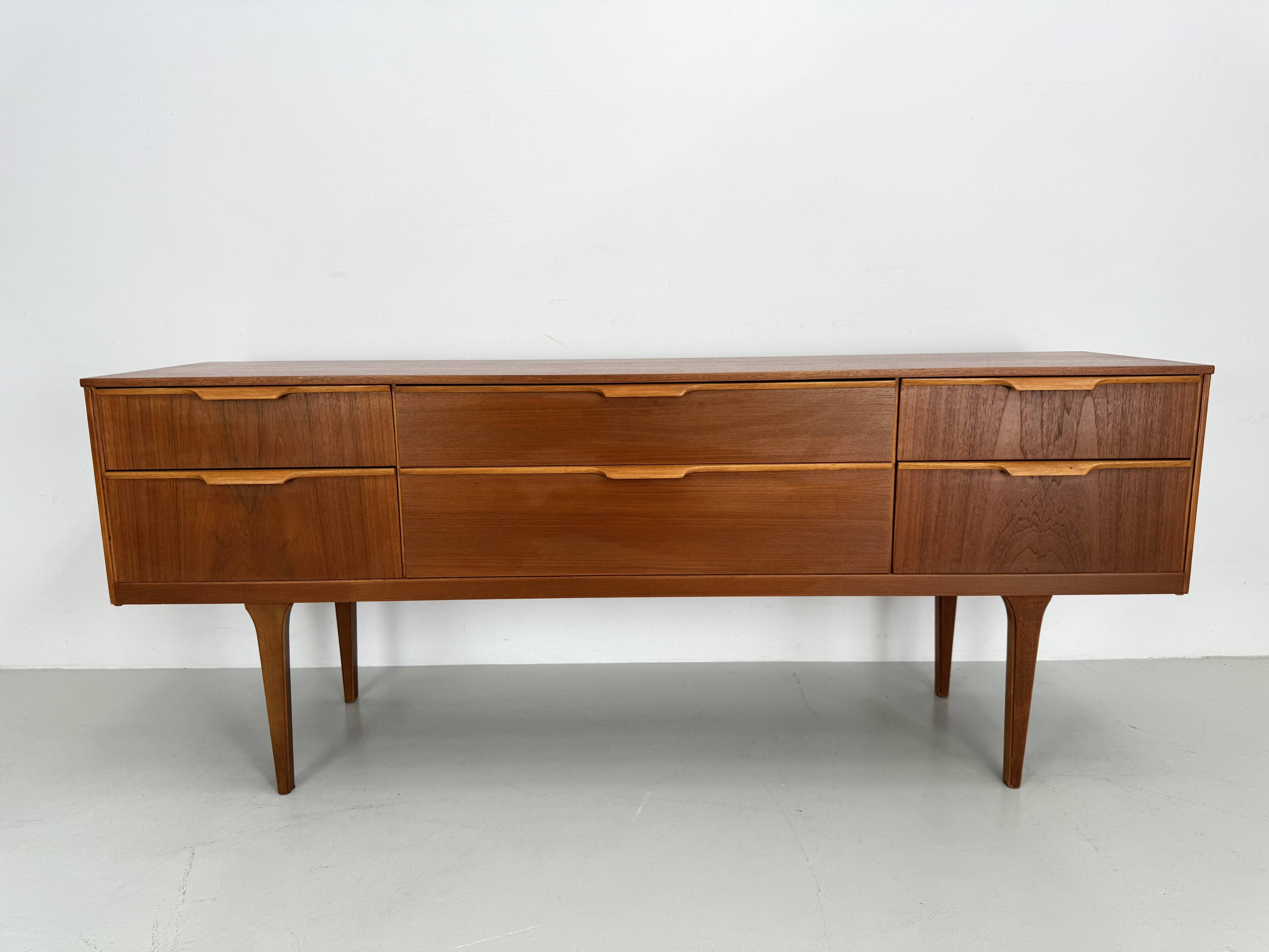 Vintage 6-drawer sideboard by Austinsuite, designed by Frank Guille i