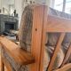 Vintage pine bench