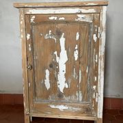 Vintage patinated jam jar