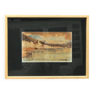 Aquarelle sur papier - 1930