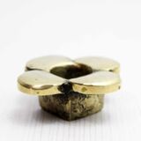 Bronze flower candle holder 1960