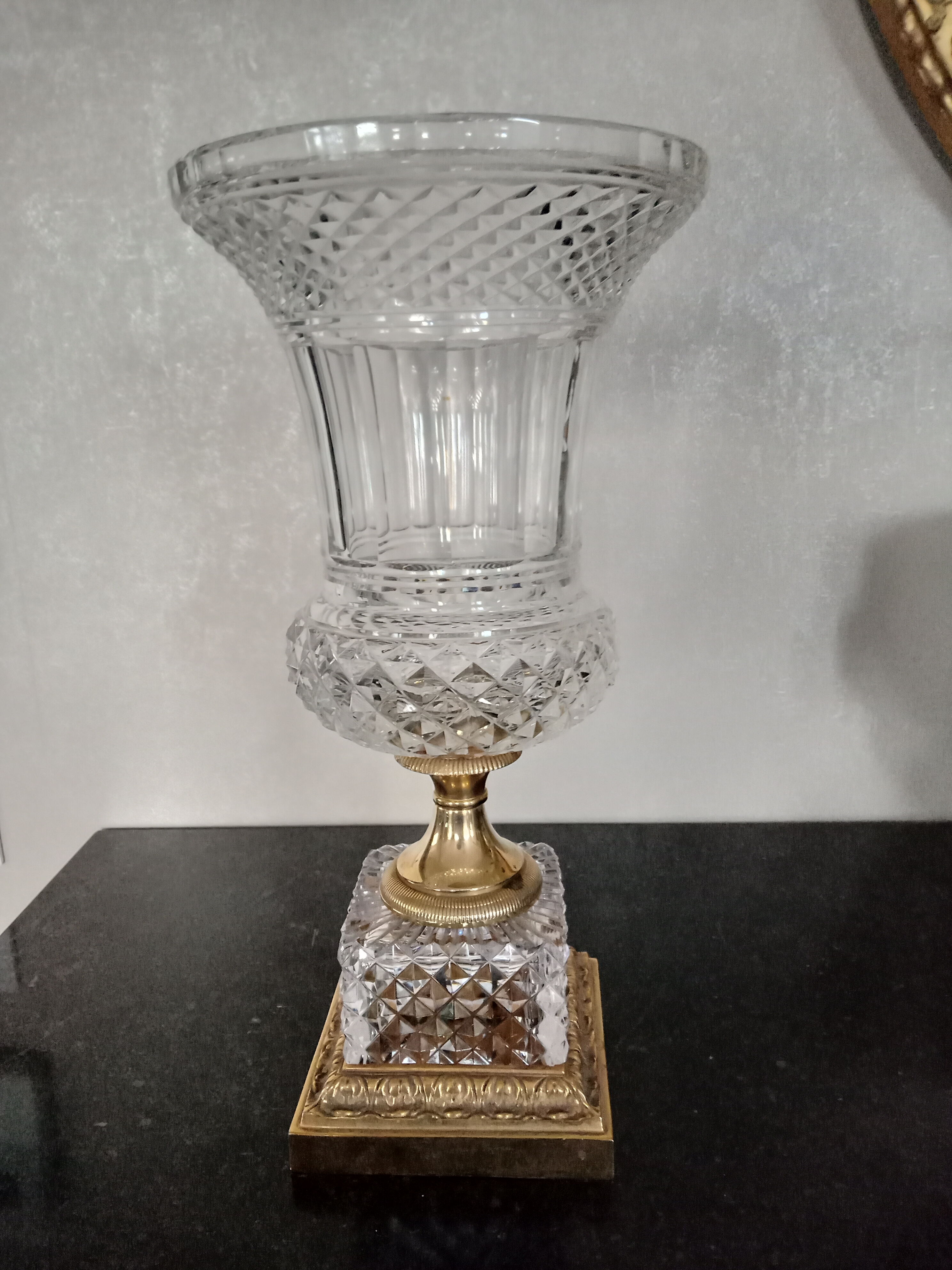 Vase cristal médicis