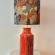 Table lamp from the 1960s, Bay vase - Bodo Mans