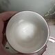 Duo of cups and saucers Old Saint Amand