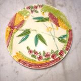 4 assiettes barbotine