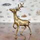 Brass deer figurine