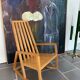 Rocking chair hêtre blond vintage