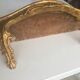 Lot of two gold wall consoles style 18th, production 20th (probably Italian)